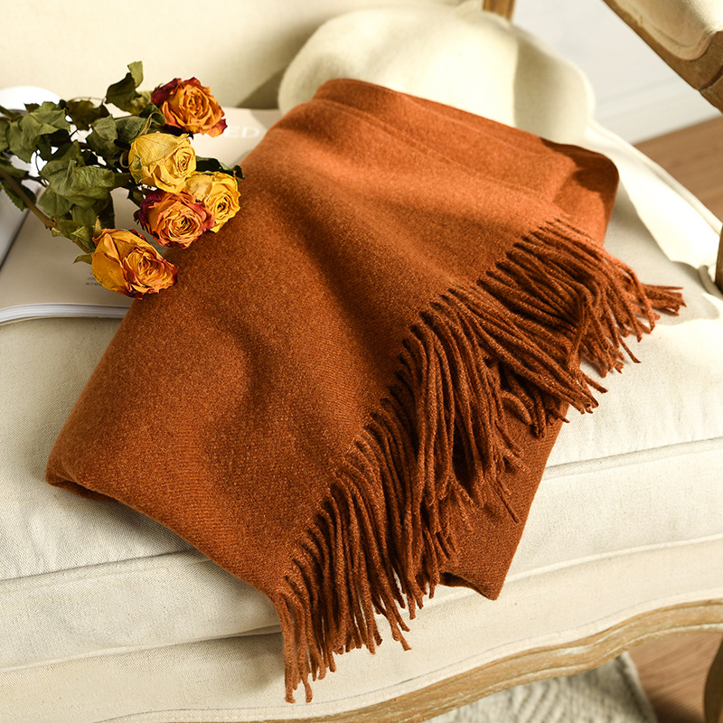 Fashion Long Solid Cashmere Shawl Scarf for Lady Warm Winter Cashmere Scarf Autumn Pashmina Shawl Scarf