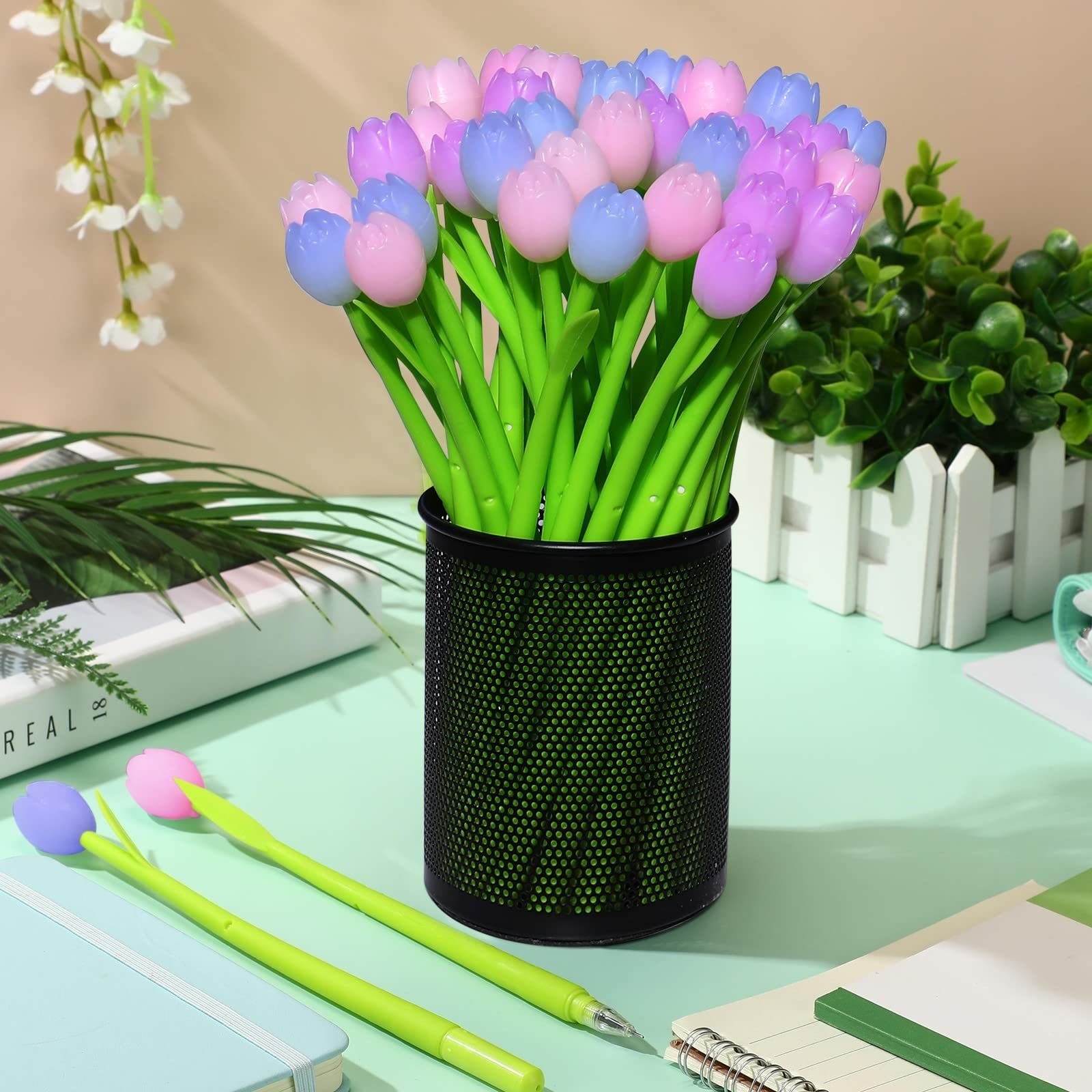 🌼Spring Hot Sale - Color-changing tulip ballpoint pens(set of 6)