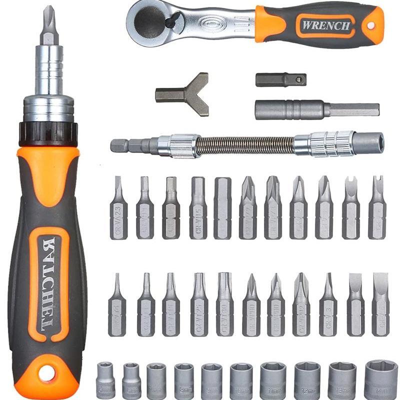 Mini Screwdriver Set 38/32 In 1 Home Tool For Home Repair Multi Tool Bits Ratcheting Screwdriver Sets With Ratchet Wrench Kit
