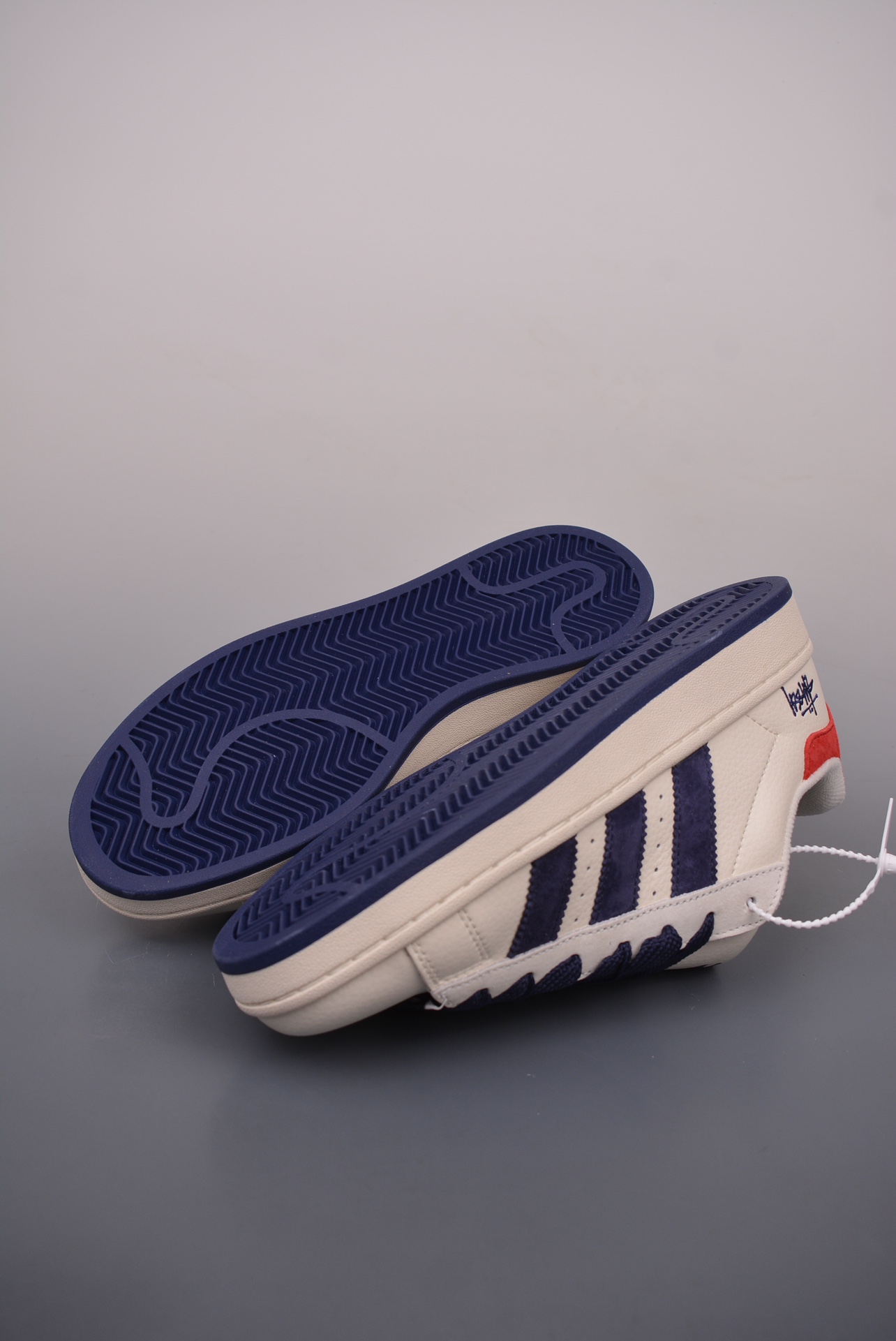 Stussy x Adidas Originals Campus 00s Beige Blue  LJ5102