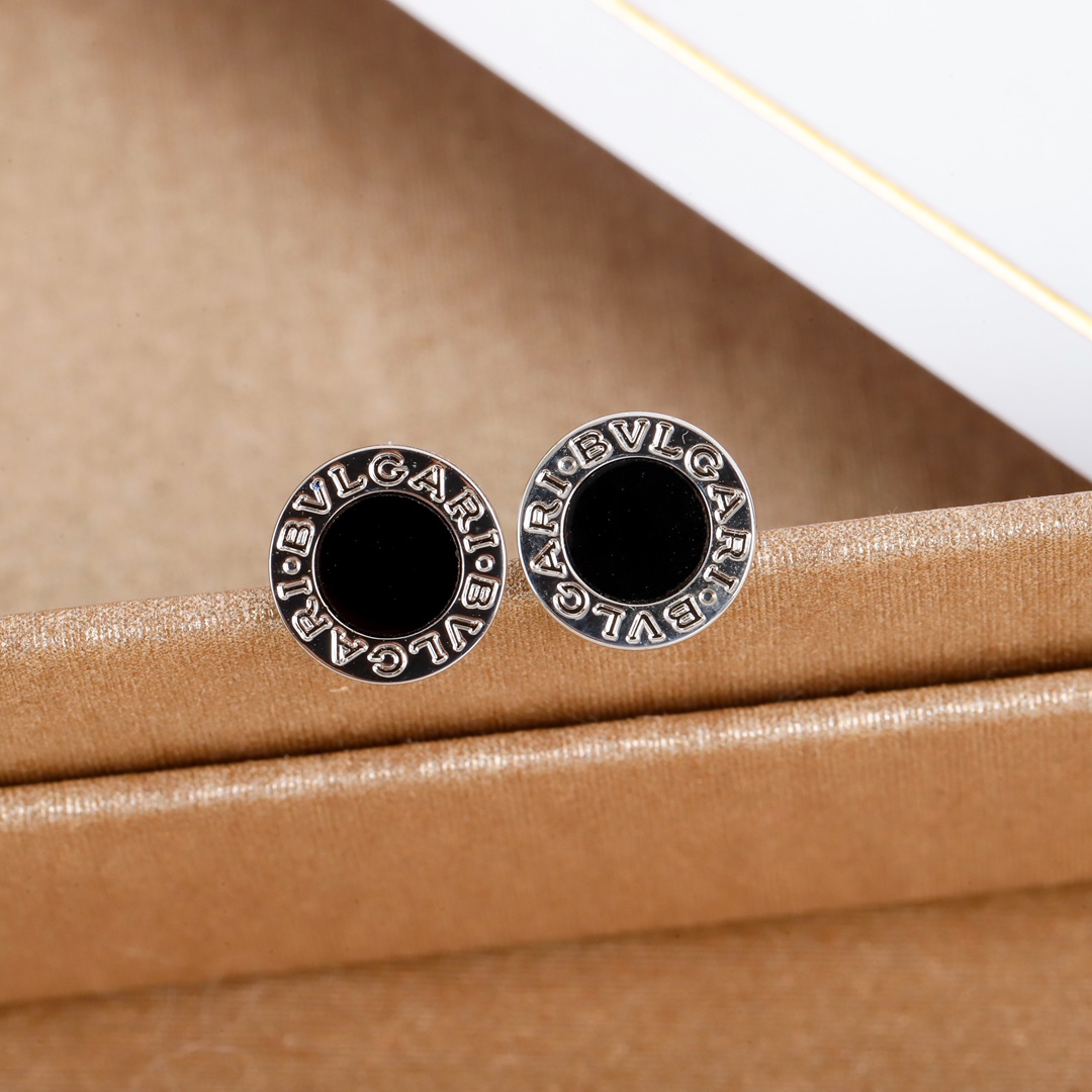 Bulgari round earrings