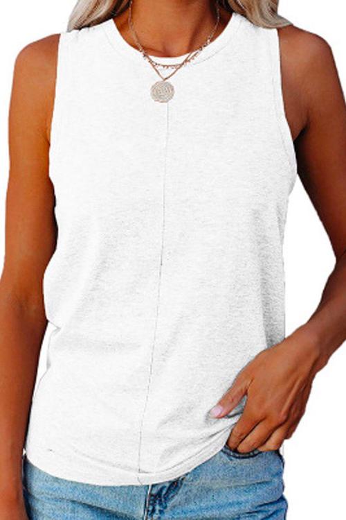 Heididress Sue Crewneck Solid Tank Top