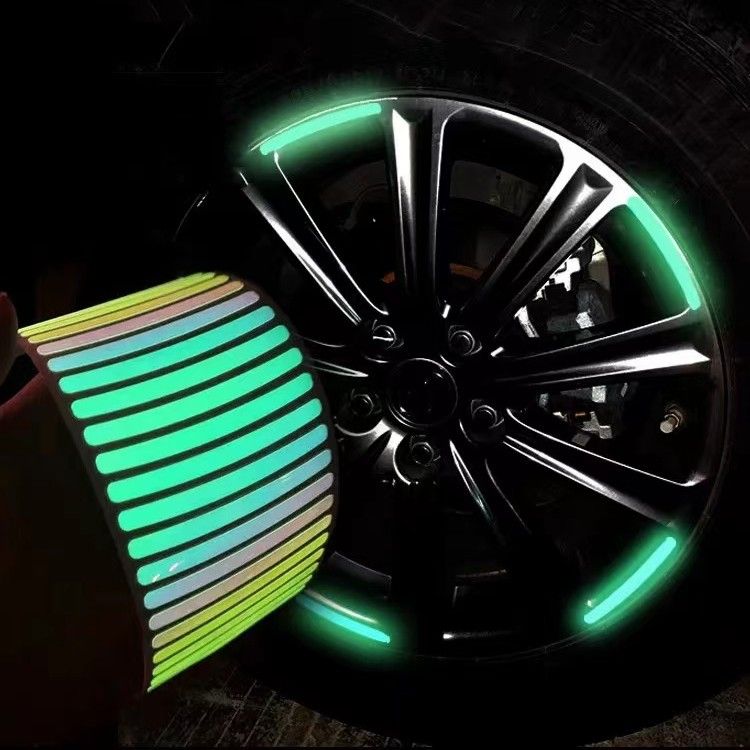 Wheel Sticker, Reflective Wheel Balancing Rim Stripe Decal Sticker