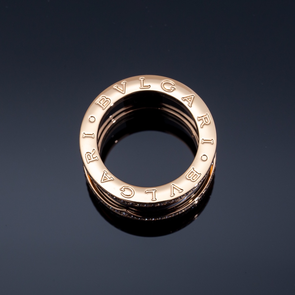 Bulgari Ceramic Diamond Ring