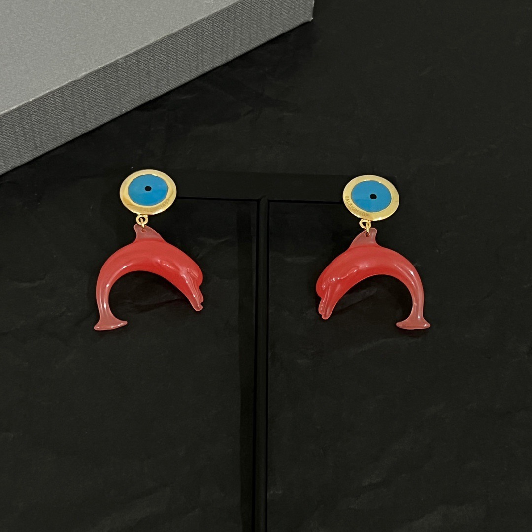 Balenciaga Dolphin Earrings