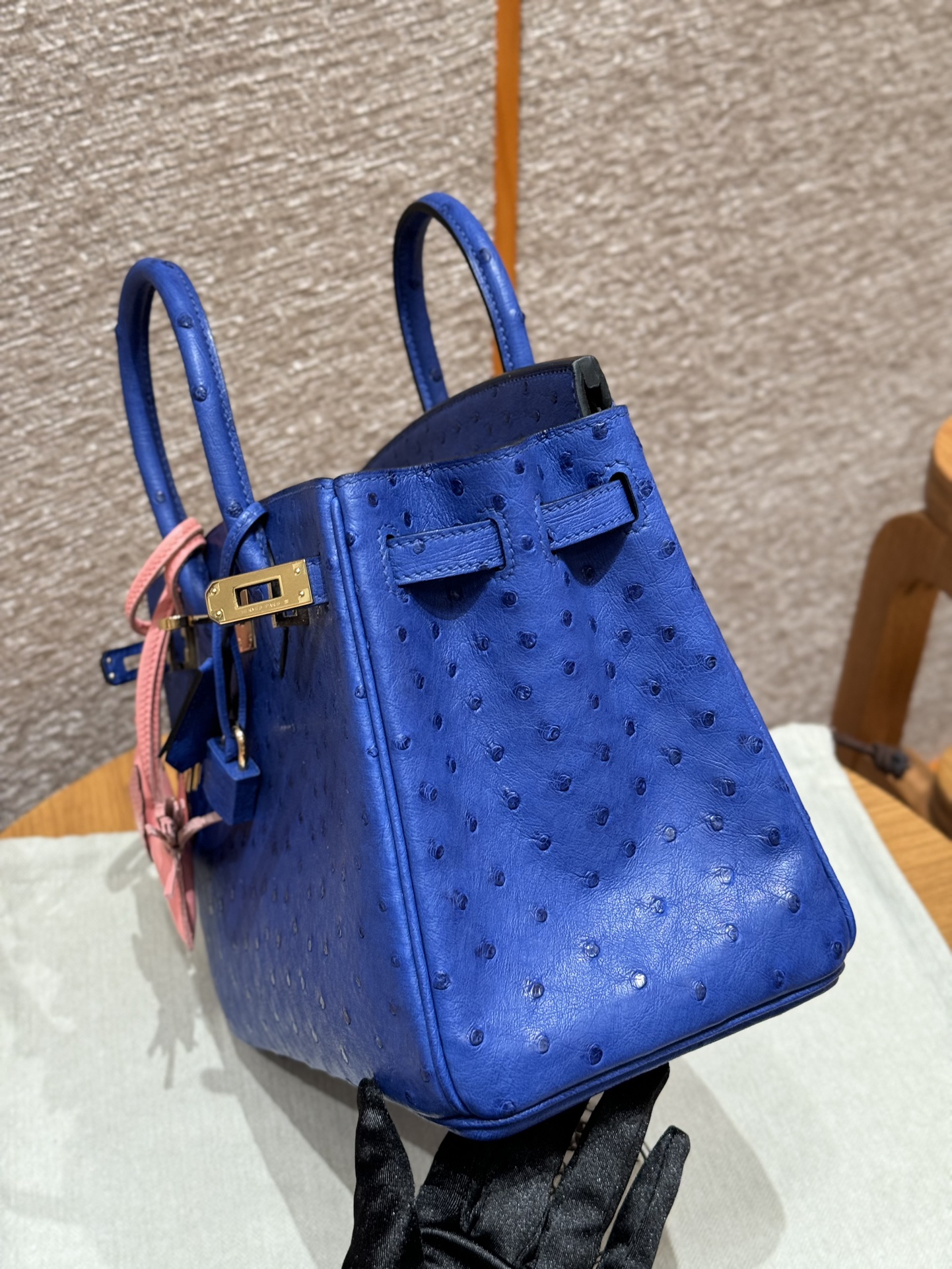 Hermès Birkin O7Bleuet Handbag (Handmade to Order)