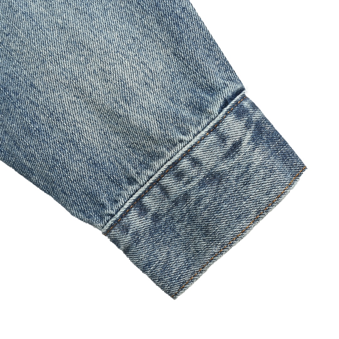 Dior 24Fw floral and plant embroidered denim jacket