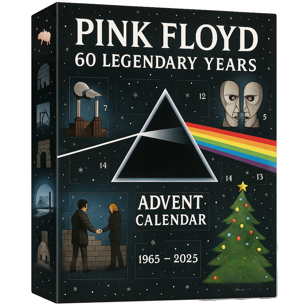Pink Floyd “60 Legendary Years” Advent Calendar (1965–2025)