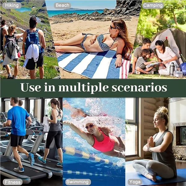 ✨Summer Hacks✨Outdoor Magnetic Beach Towel
