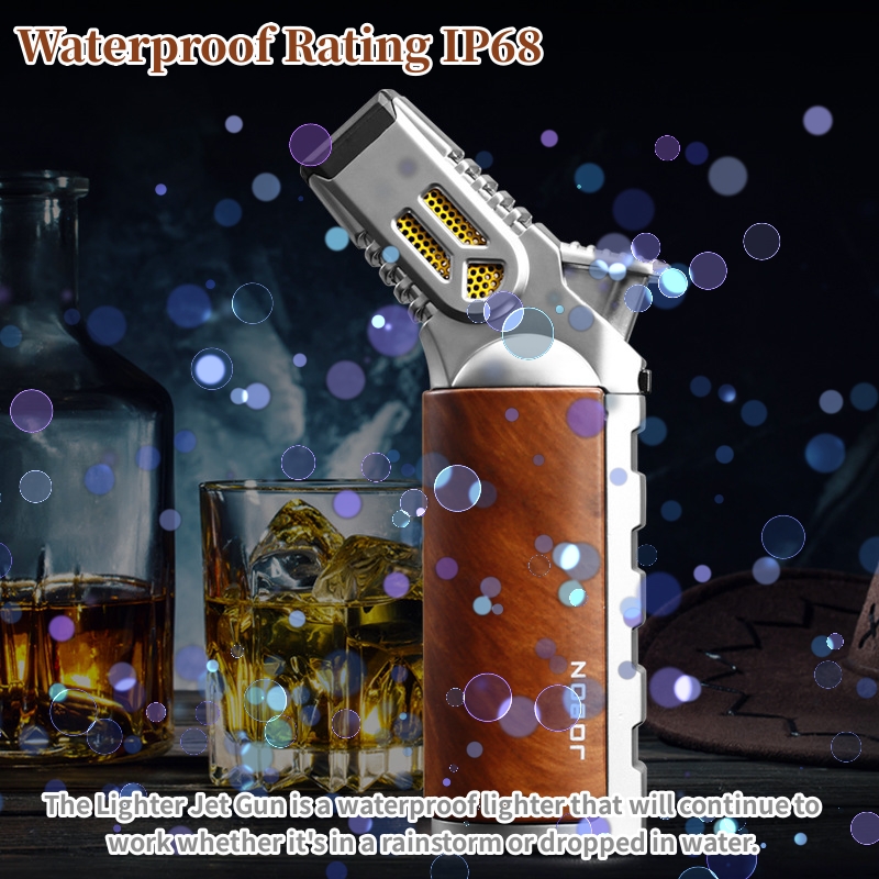 Windproof Lighter Jet Gun Blue Flame (🔥The best gift for a man)