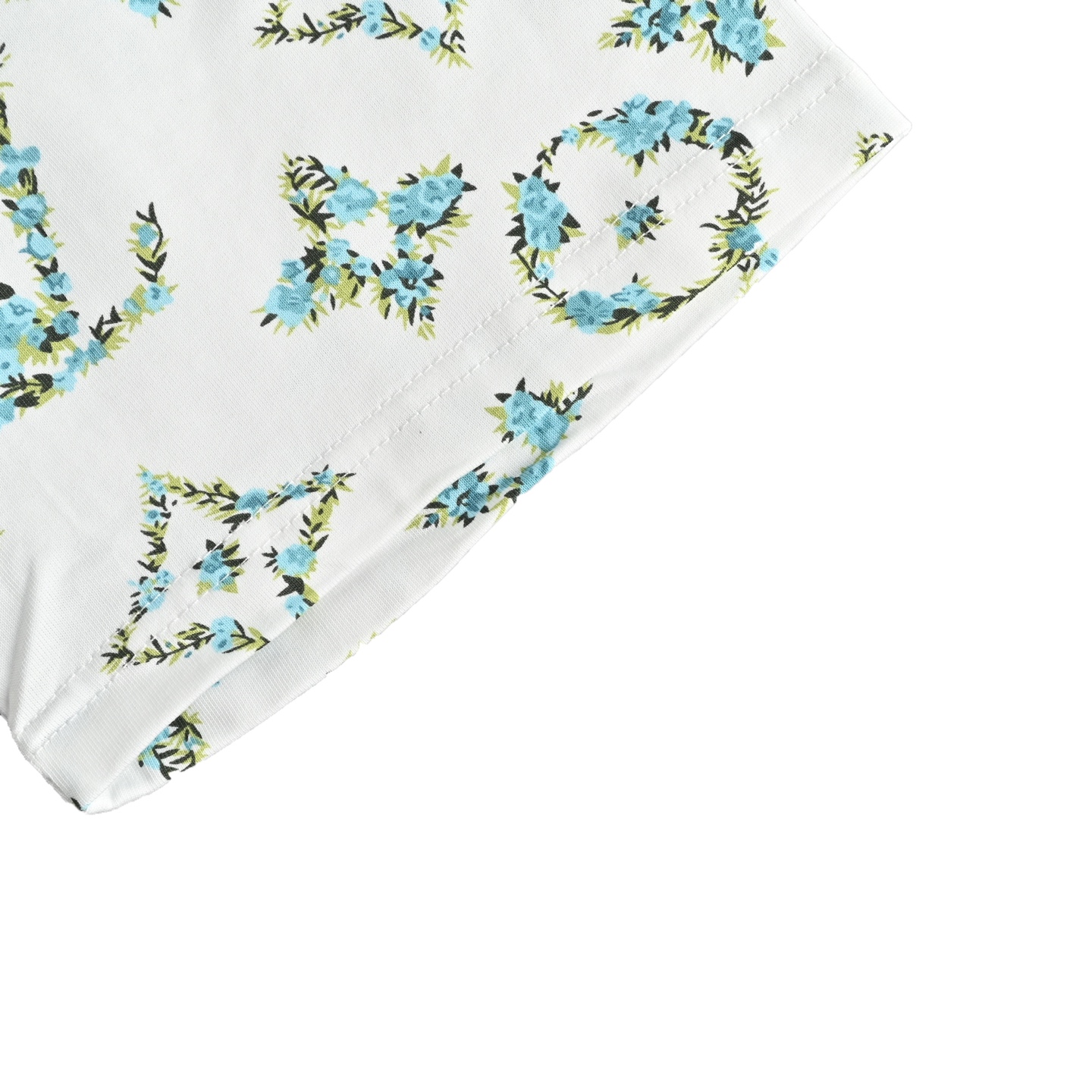 Louis Vuitton 25ss chain floral print short sleeves