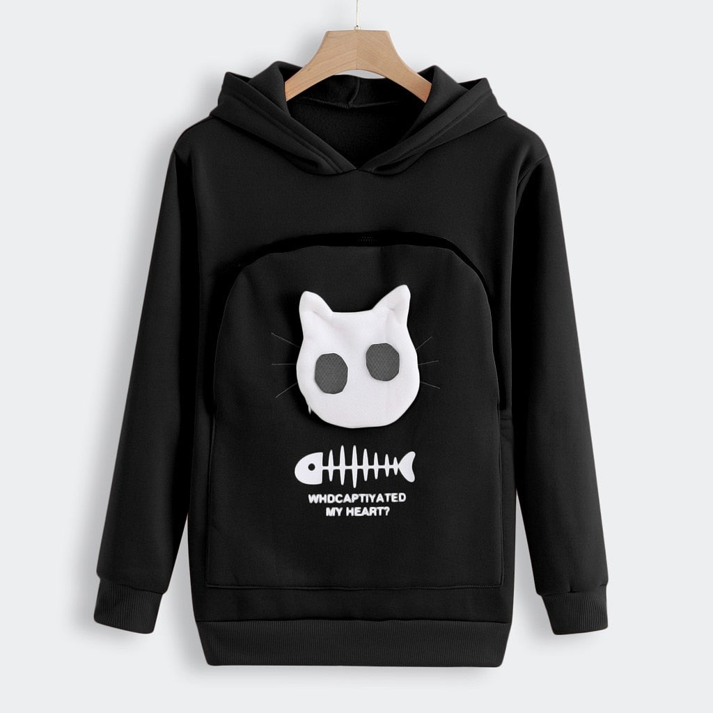 🎄Christmas Special Sale-[SAVE 50% OFF]--Cat Lovers Hoodie Cuddle Pouch--BUY 2 GET 10% OFF & FREE SHIPPING