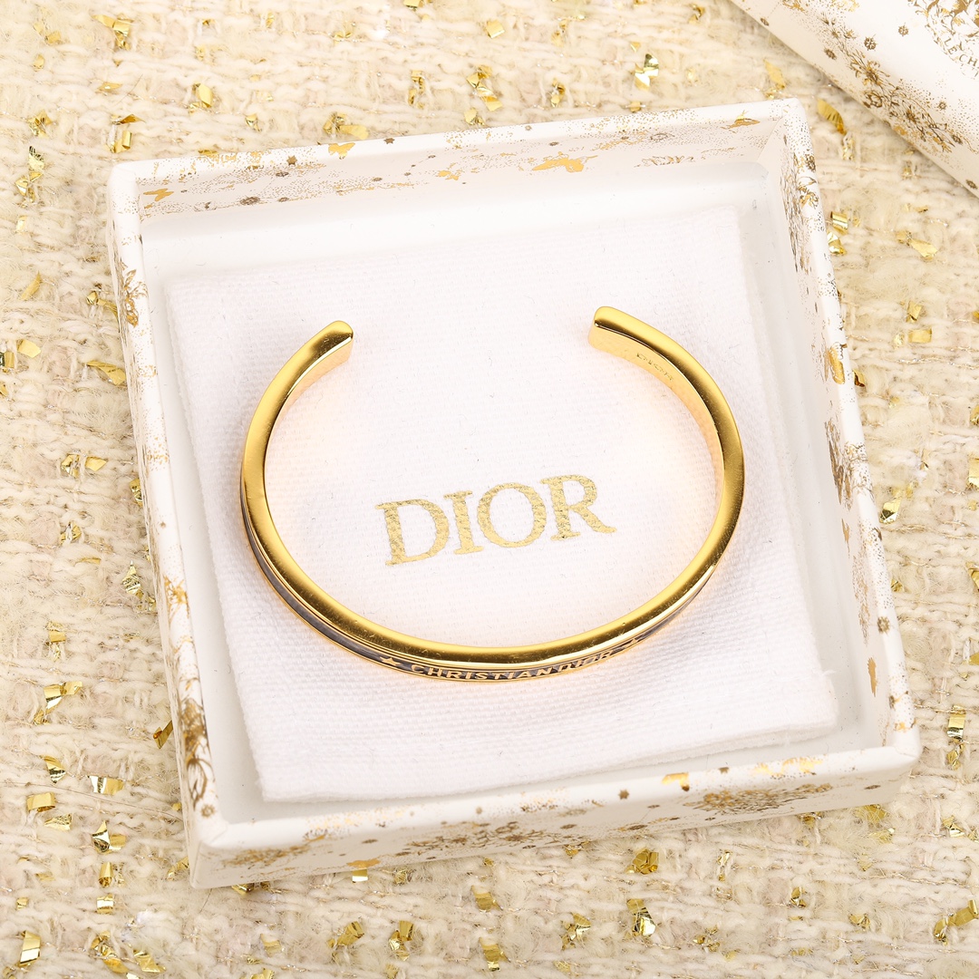 Dior butterfly open bracelet