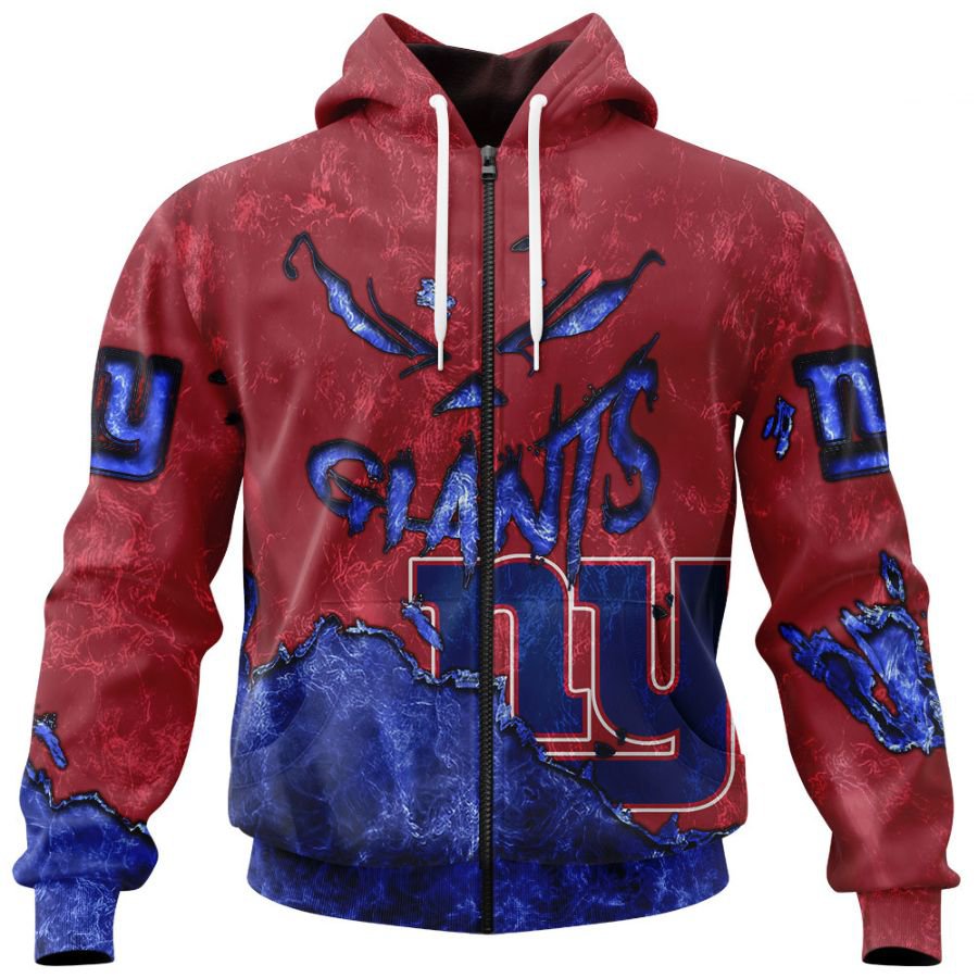 NEW YORK GIANTS 3D HOODIE HALLOWEEN001