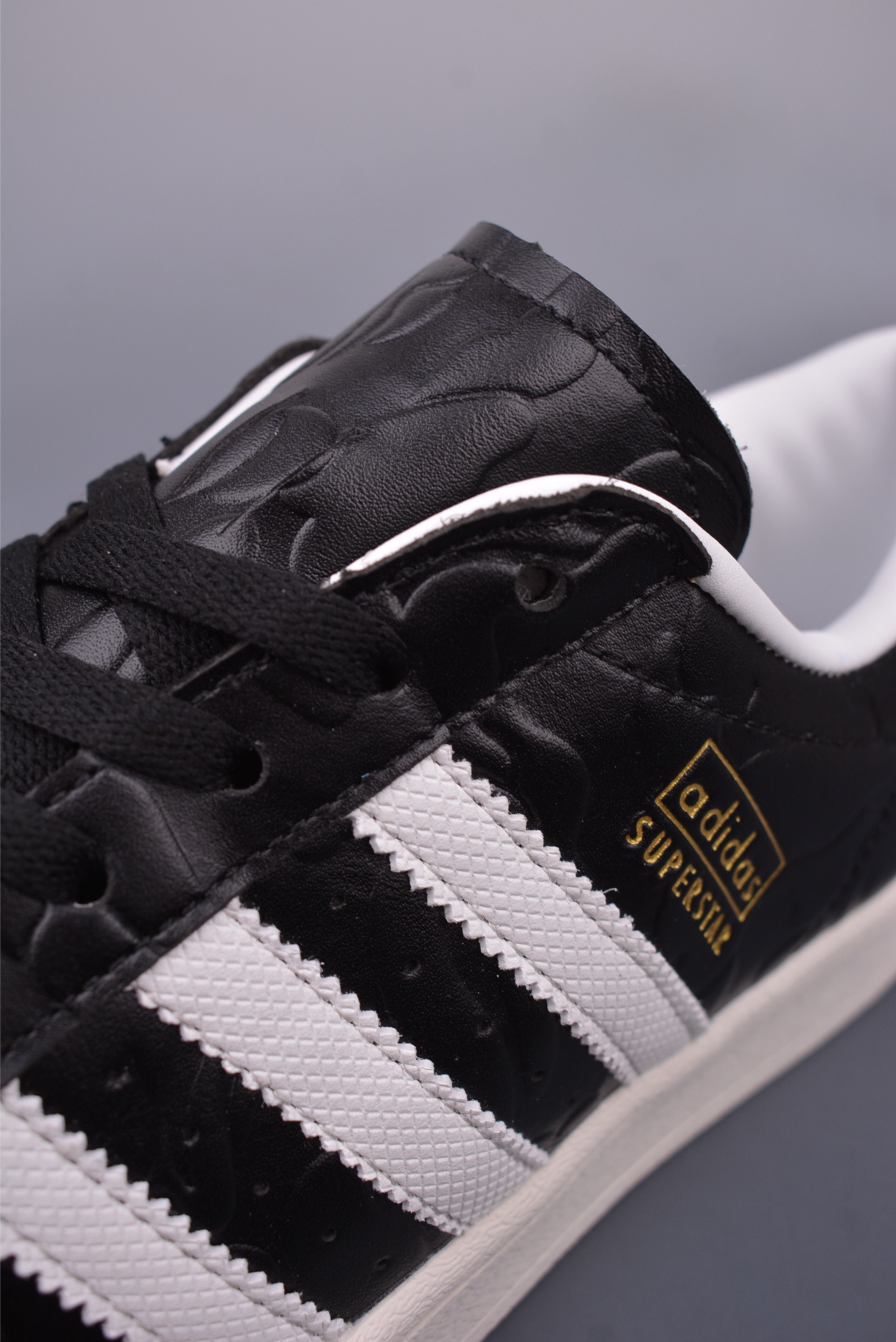 BATHING APE x adidas originals SUPERSTAR black and white luminous JQ3666
