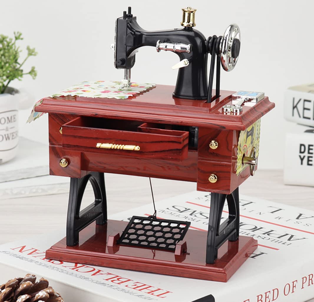 🔥Mother's Day Early Sale-[SAVE 50% OFF]--Wood Sewing Machine Music Box-BUY 2 GET 10% OFF & FREE SHIPPING NOW