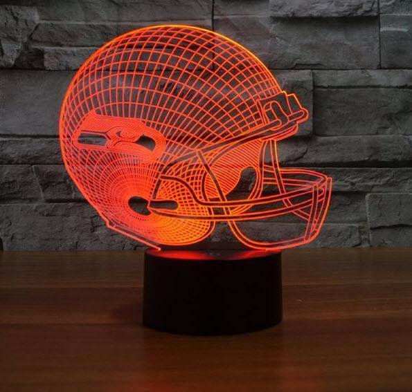 SEATTLE SEAHAWKS 3D LED LIGHT LAMP