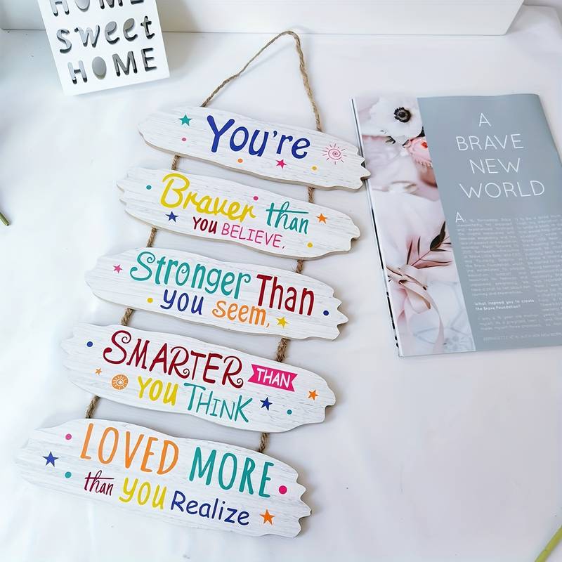 🔥Inspirational slogan decorative signs