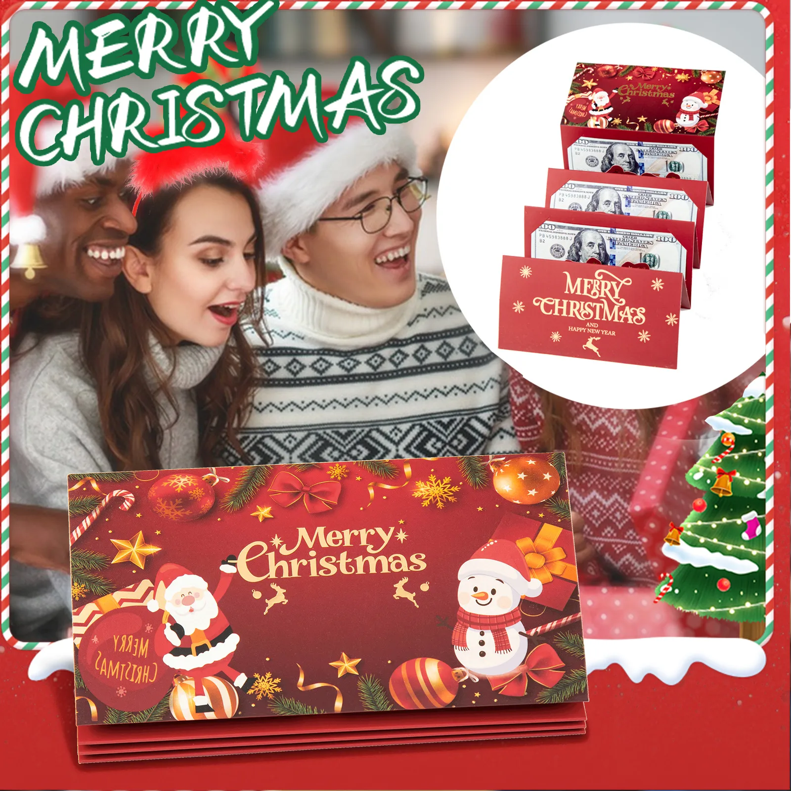 🎅Christmas Pre Sale🎄Foldable Christmas Money Holder