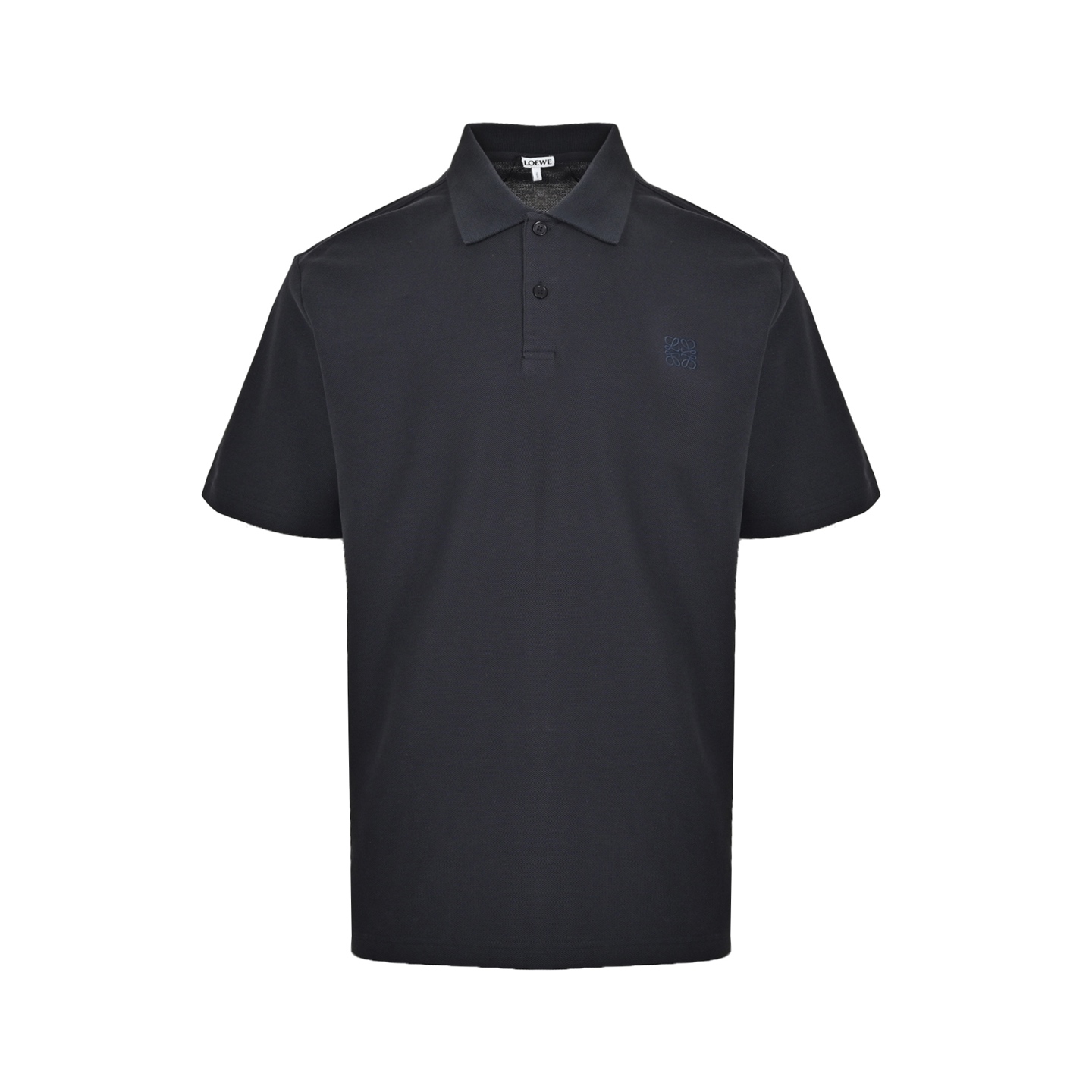 Loewe 25ss Polo short sleeve with embroidered logo on chest