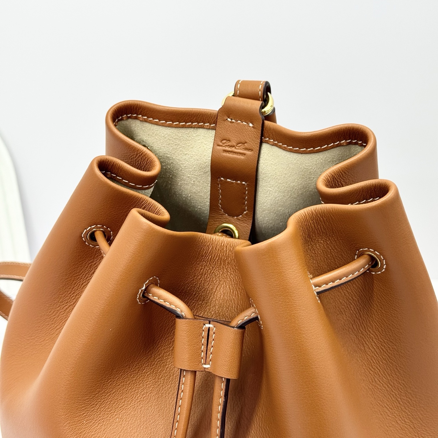 Loro Piana Extra Drawstring Backpack FAP4322