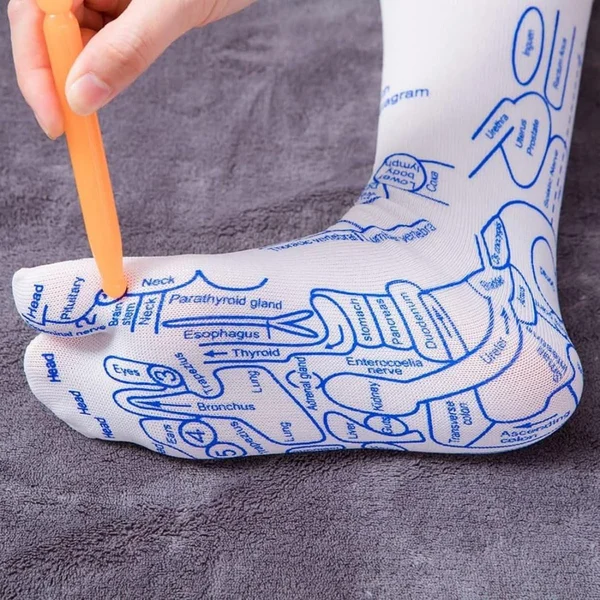 Reflexology Chart Socks