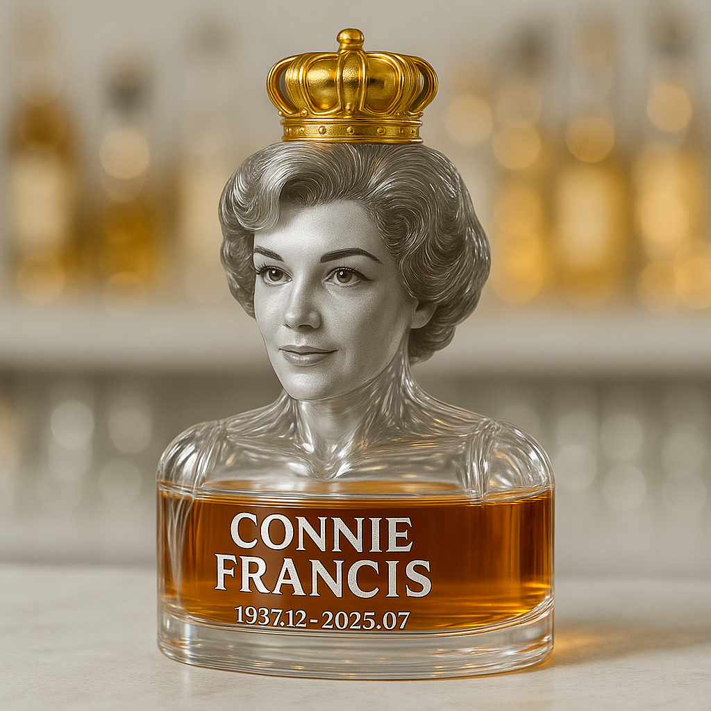 A Voice That Echoes Forever — Connie Francis Memorial Bottle🎶✨
