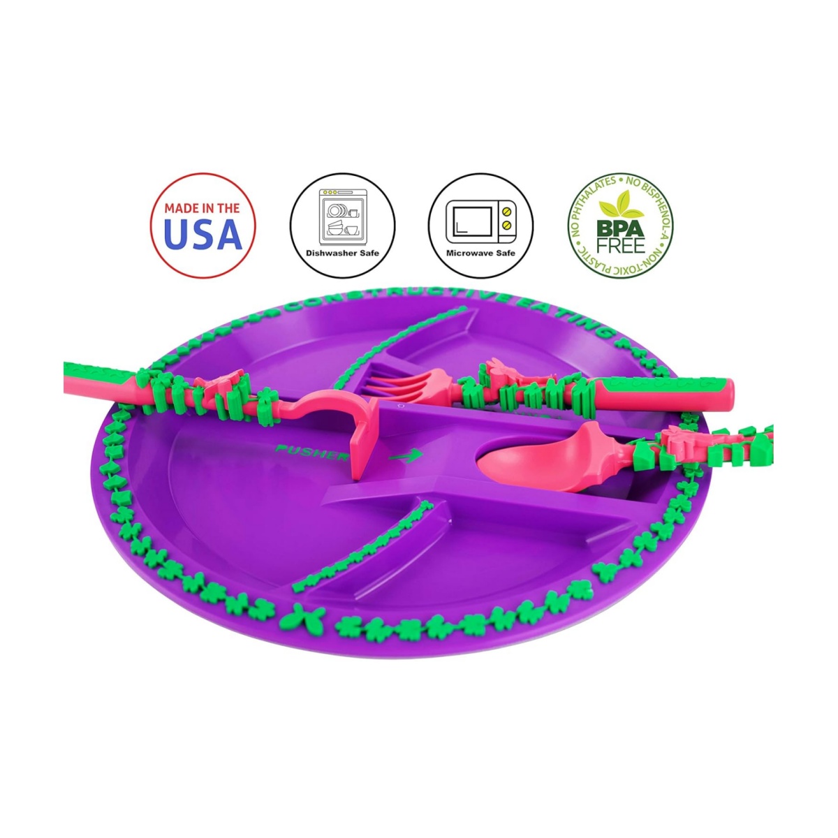 🔥On Sale🔥Kids Dinnerware and Utensils Set