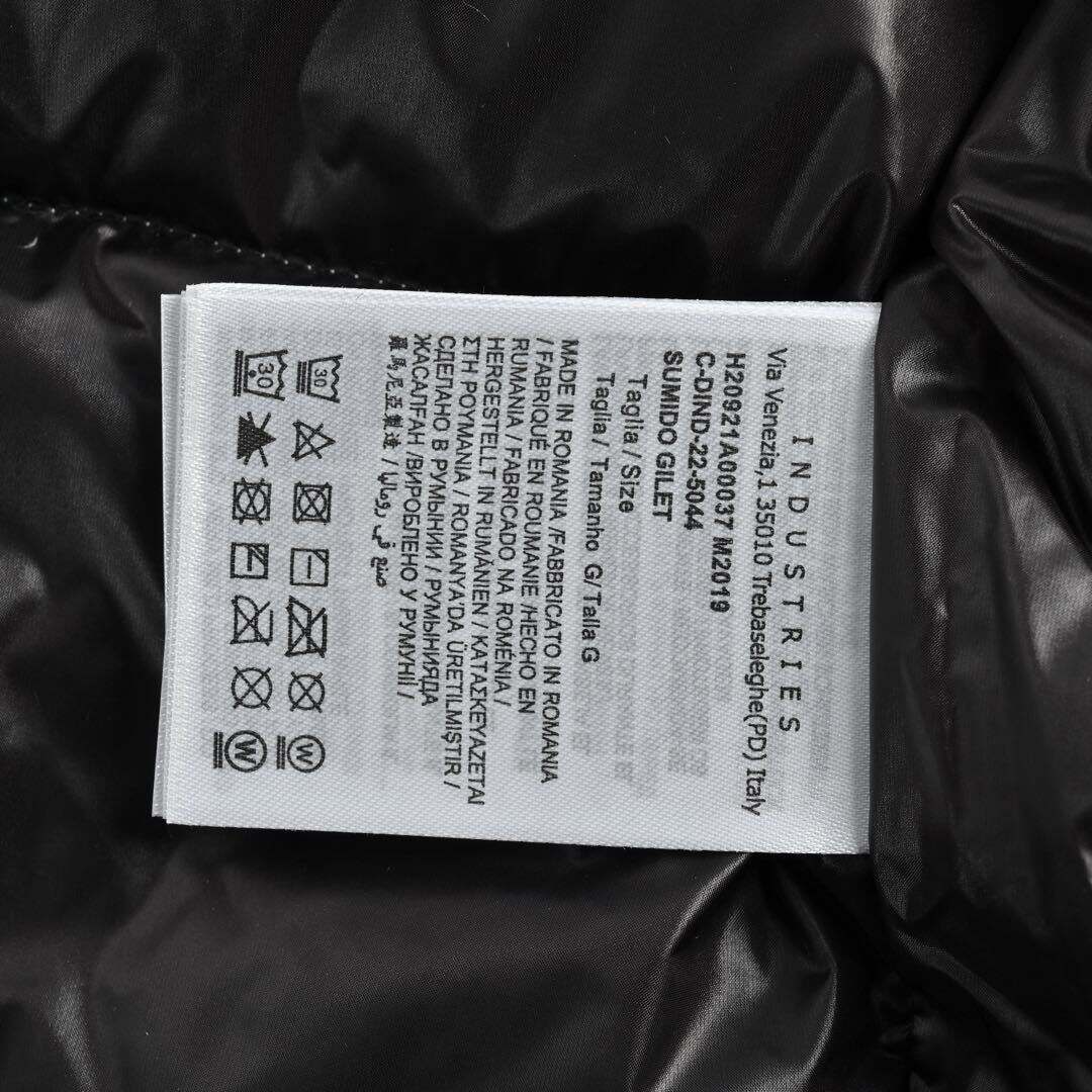 Moncler 24Fw CYCLONE large logo detachable sleeve hooded down jacket