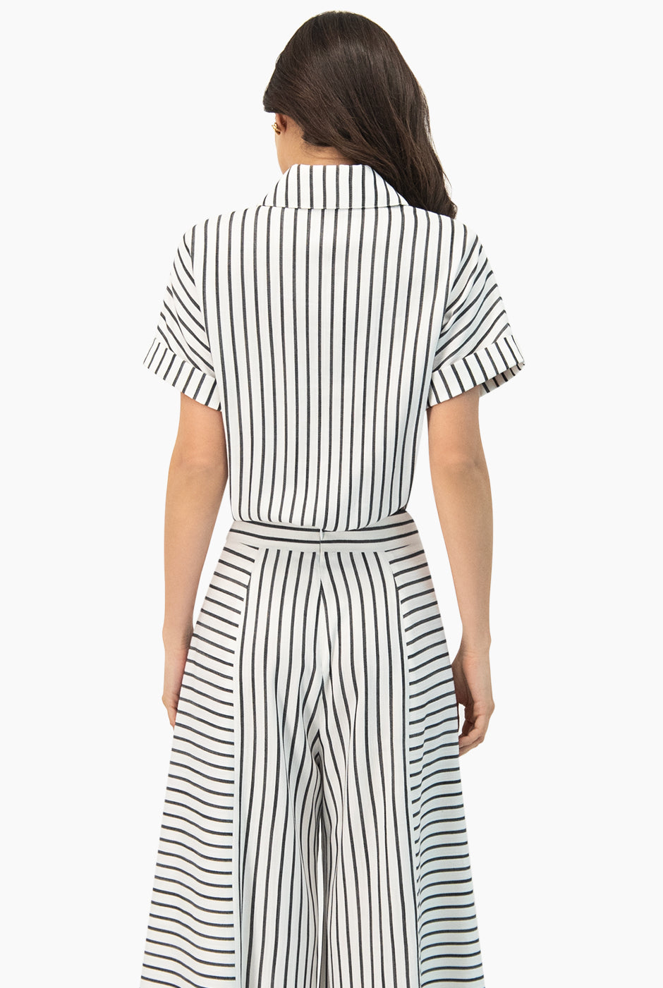 Blusa camisera de rayas