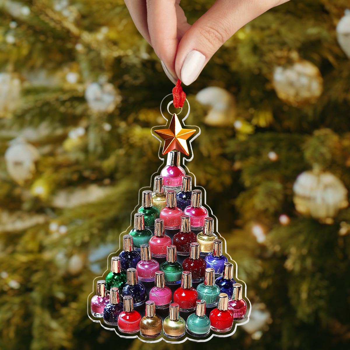 Nail Glam💅🎄Tree Ornament