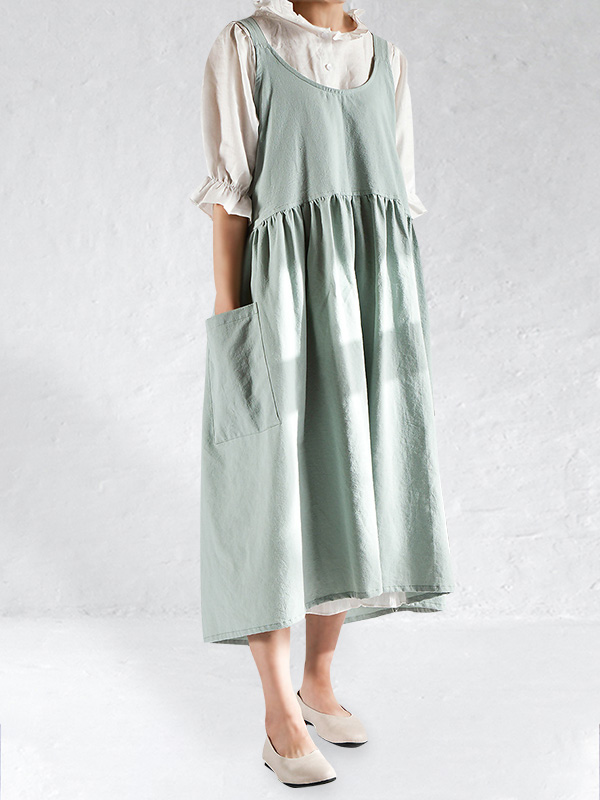 Vintage Cross Back Comfy Apron