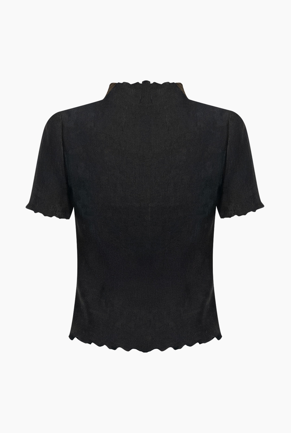Blusa recta en color negro