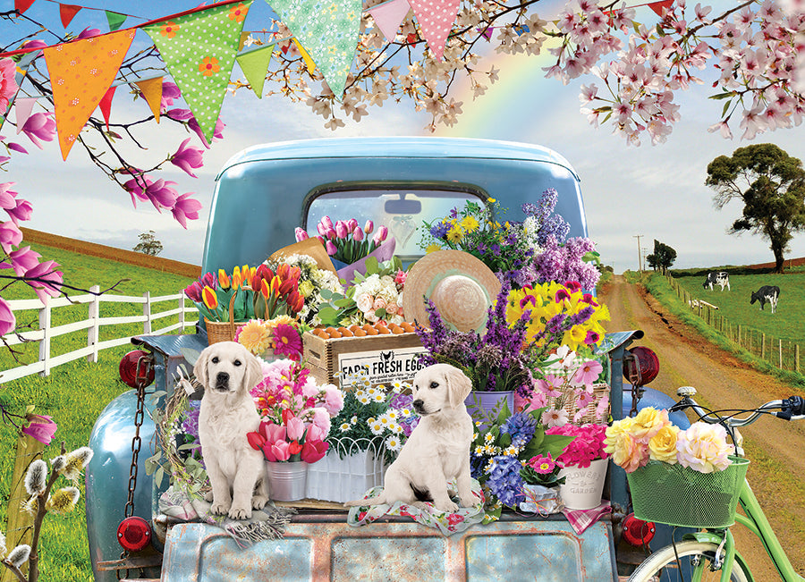 Country Truck in Spring | 500 Piece
