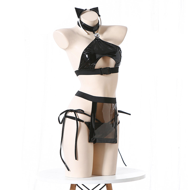 Cosplay Lace up Kitty Sexy Lingerie