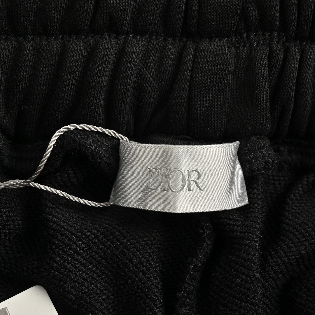 Dior 24ss monogram embroidered micro logo shorts