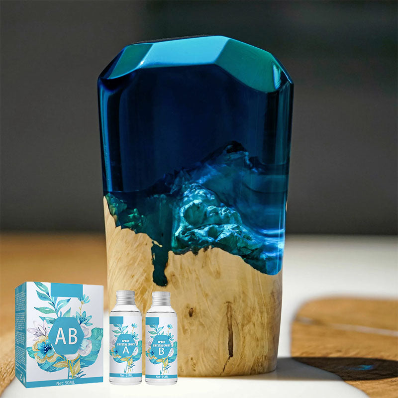 Clear Hard Epoxy Resin Adhesive Set