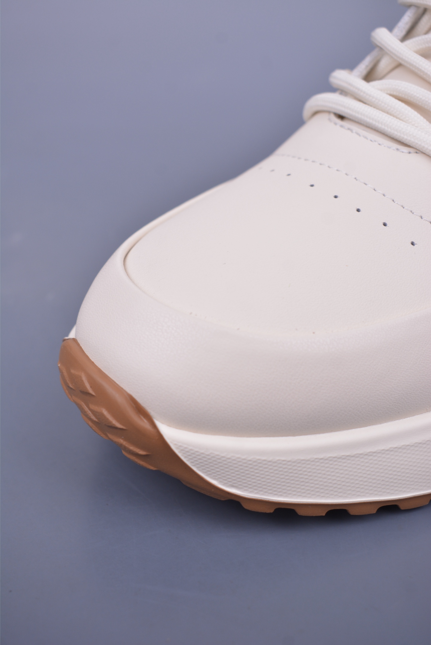 Prada triangle series platform sneakers off-white 3D936M