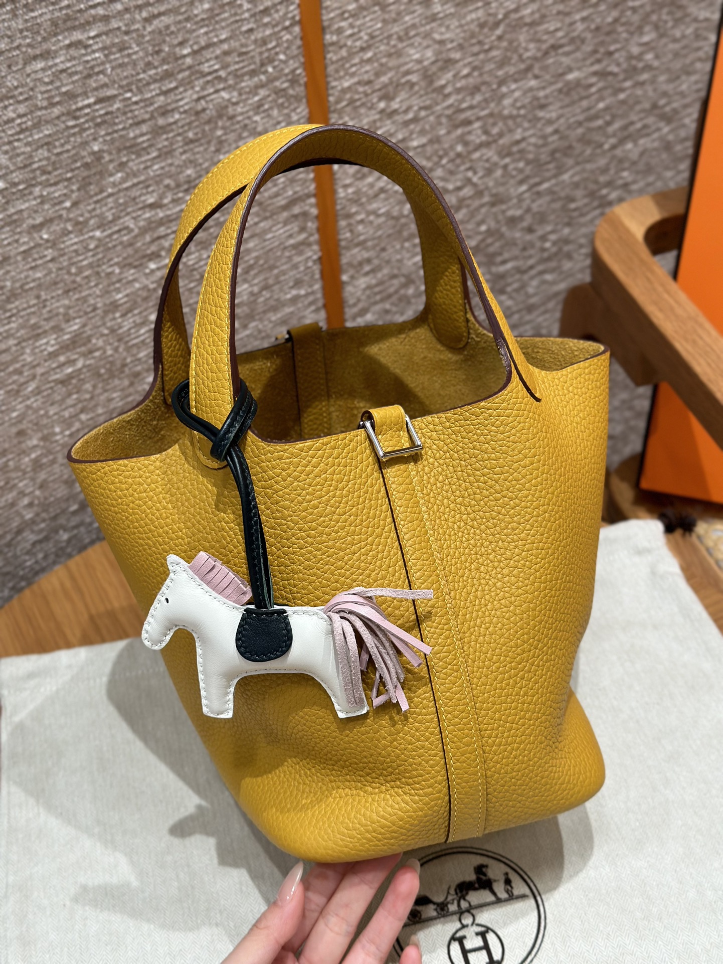 Hermès Picotin lo 9DJaune ambre handbag (handmade to order)