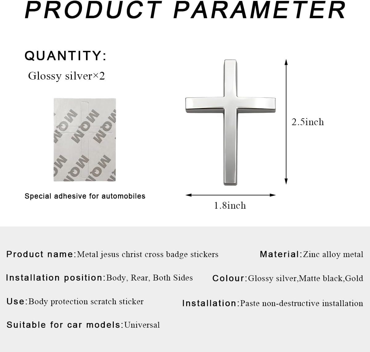 💥ON SALE💥Christian Cross Sticker