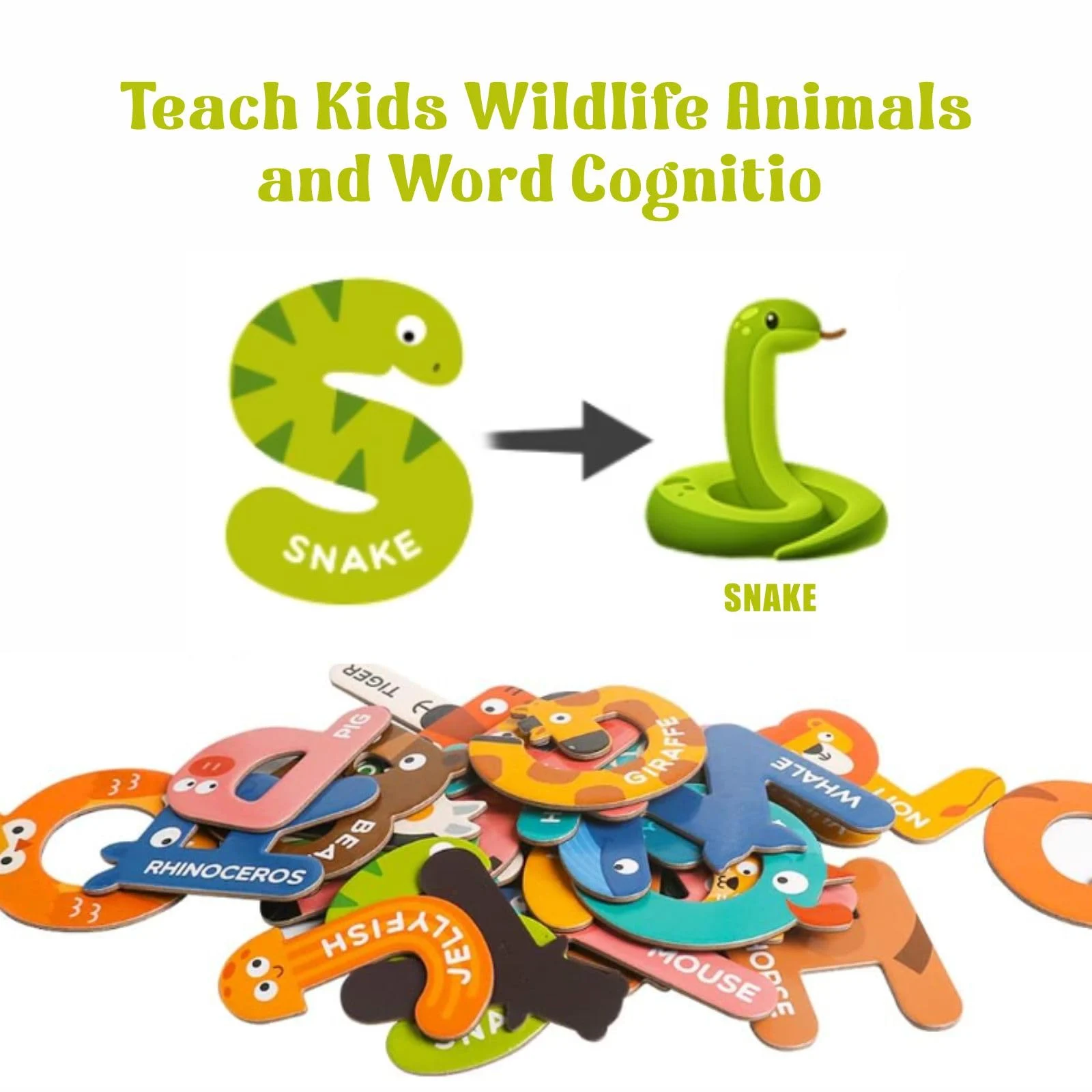 👍Last Day Promotion 50% OFF 💥 Animal-shaped Magnetic Alphabet ✨ BUY 2 FREE SHIPPING