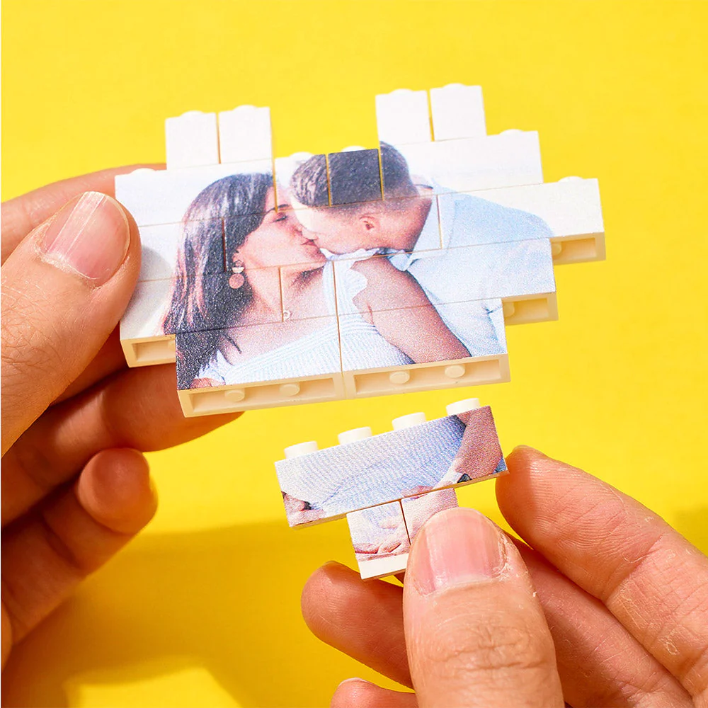 Personalised Building Brick Custom Photo Block