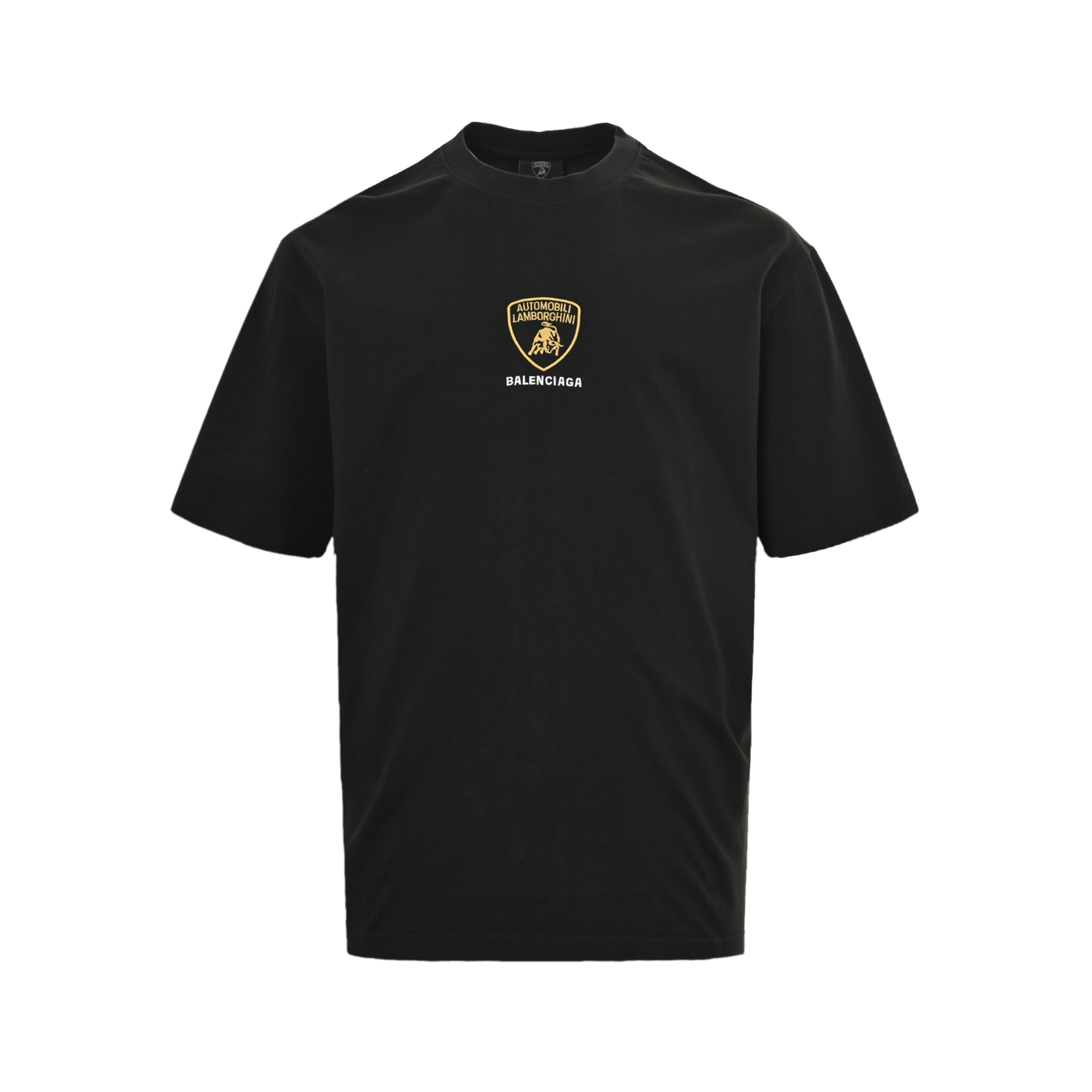 Balenciaga 25ss Lamborghini co-branded embroidered short sleeve