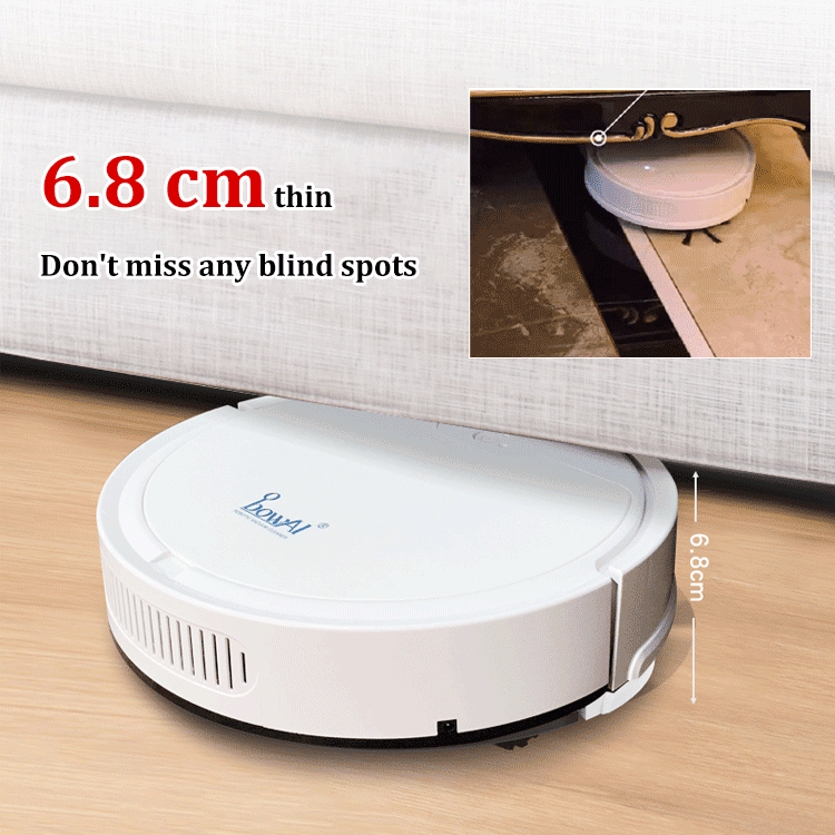 (🔥Father's Day Hot Sale-Save 50%OFF)-2023 New Upgrated 3-in-1 Mini Smart Robot Cleaner-BUY 2 GET 10% OFF & FREE SHIPPING