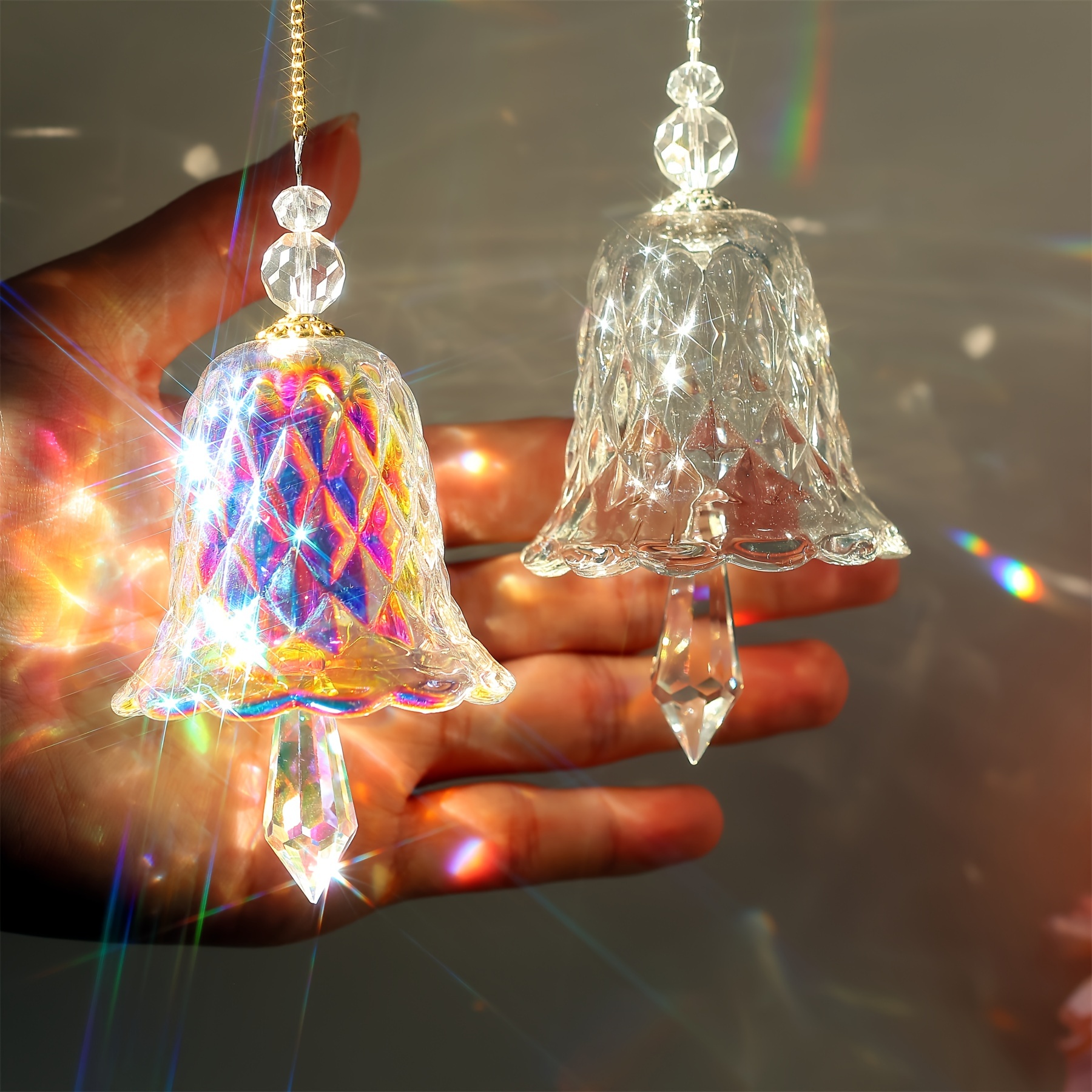 🎄Early Christmas Sale 49% OFF🔔Crystal Bell Wind Chime Suncatcher💎Buy 3 Get 10% OFF & Free Shipping