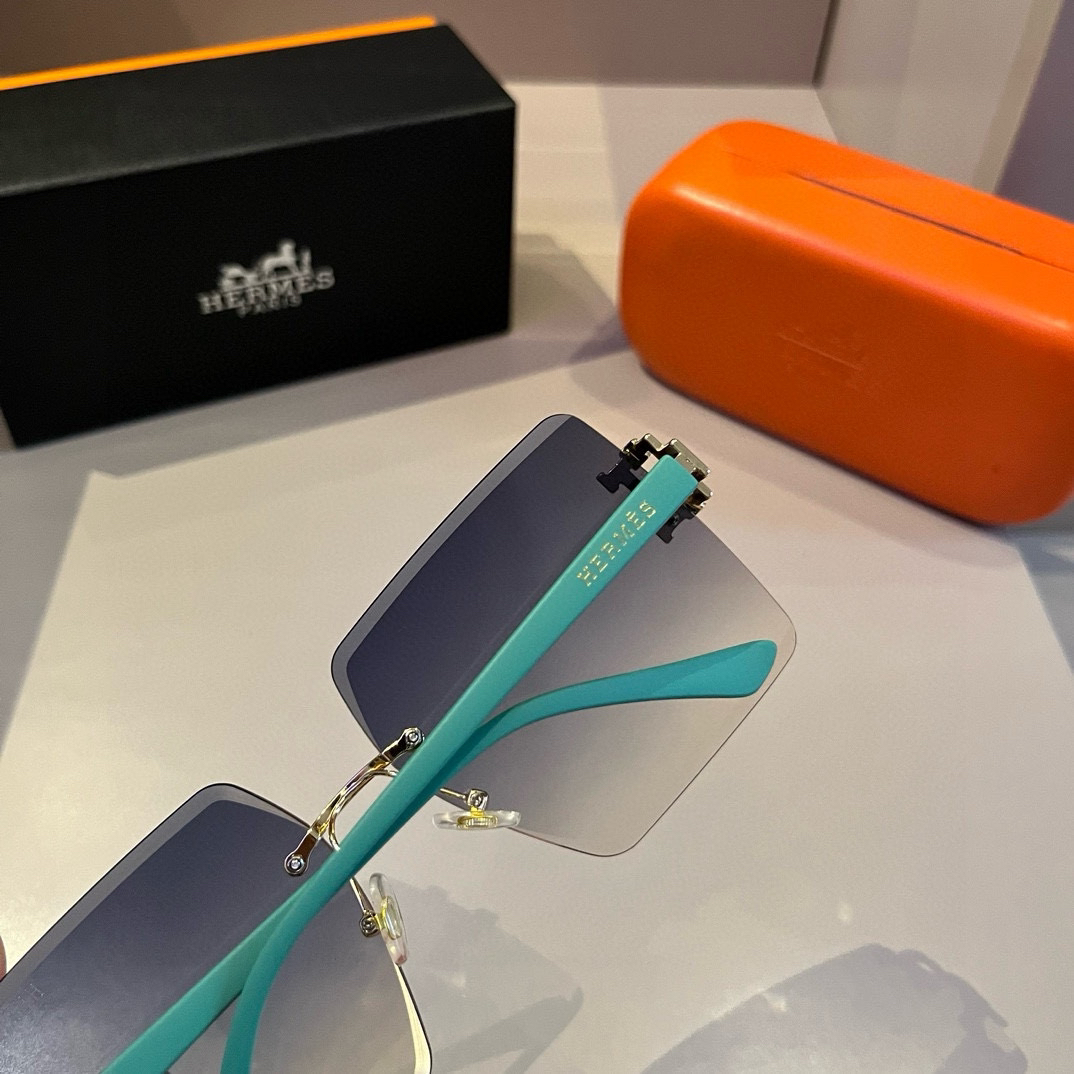 Hermes Square Frame Sunglasses