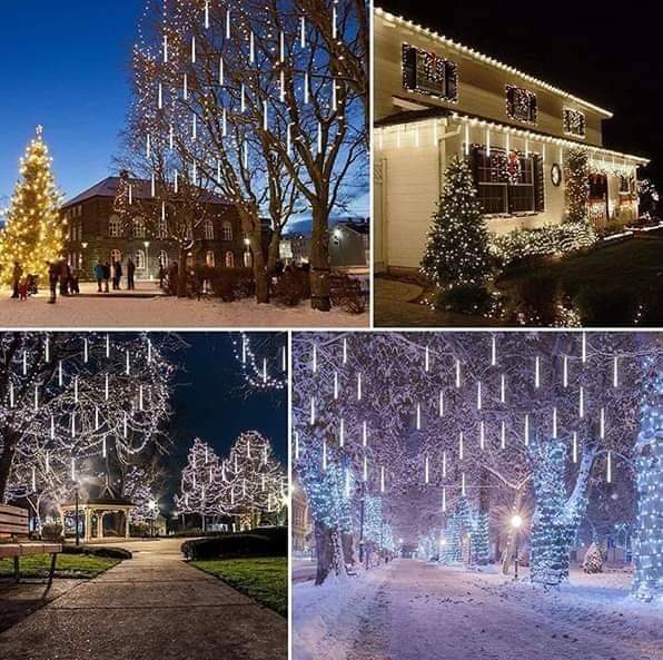 🔥45% OFF Last Day Sale--🎄Snow Fall LED Lights--BUY 10 GET 8 FREE & FREE SHIPPING