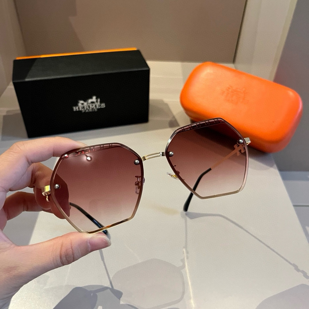 Hermes Square Frame Sunglasses