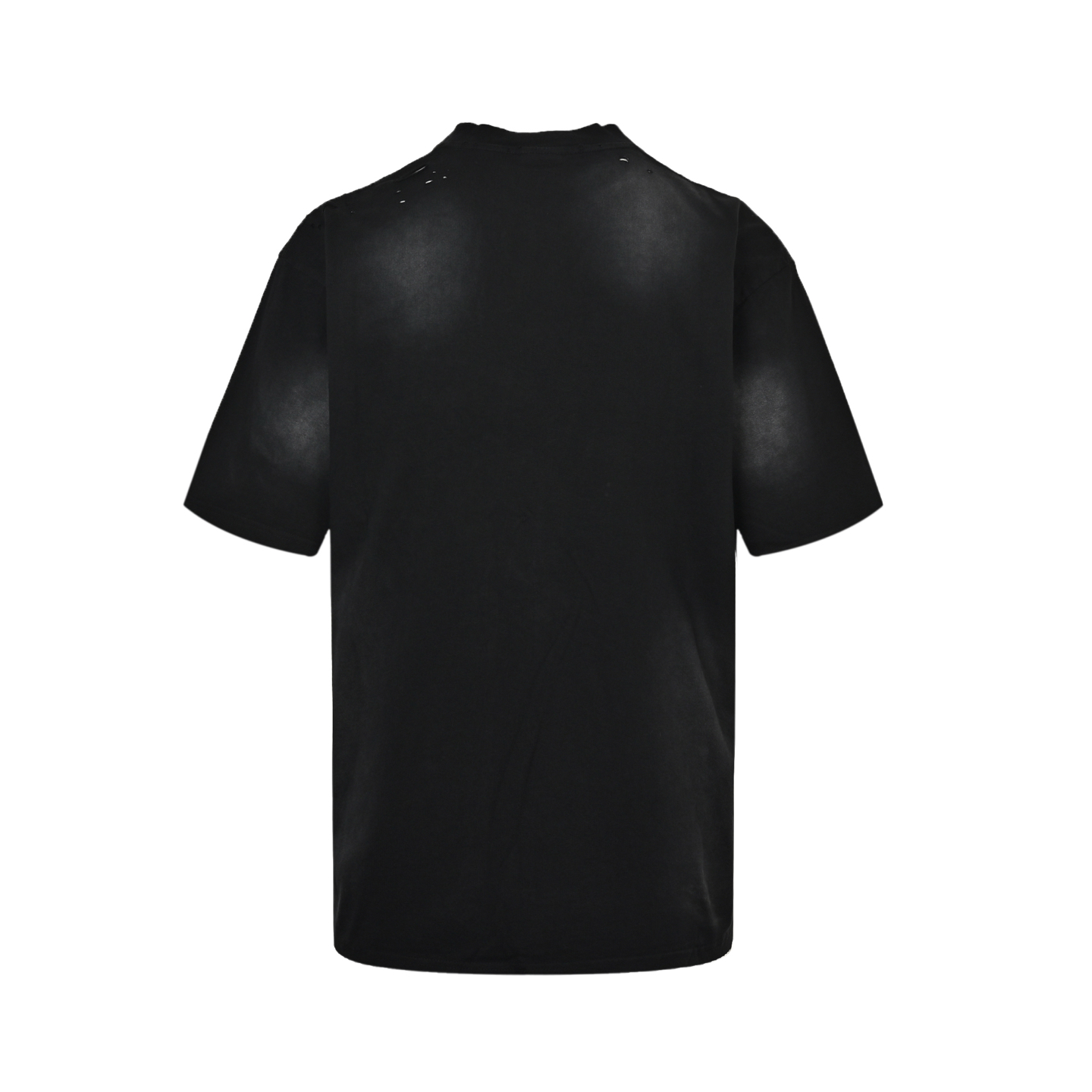 Balenciaga, letters on the chest, foam printed, washed and used short sleeves