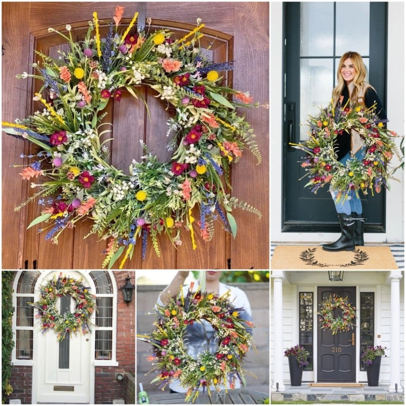 Texas Wildflower wreath
